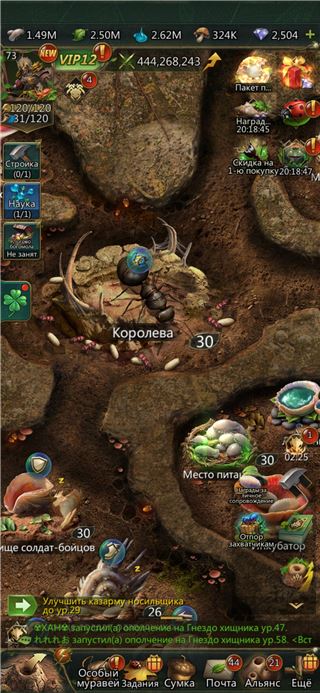 Ant legion боец 30 королева - продам аккаунт купить аккаунт Ant Legion